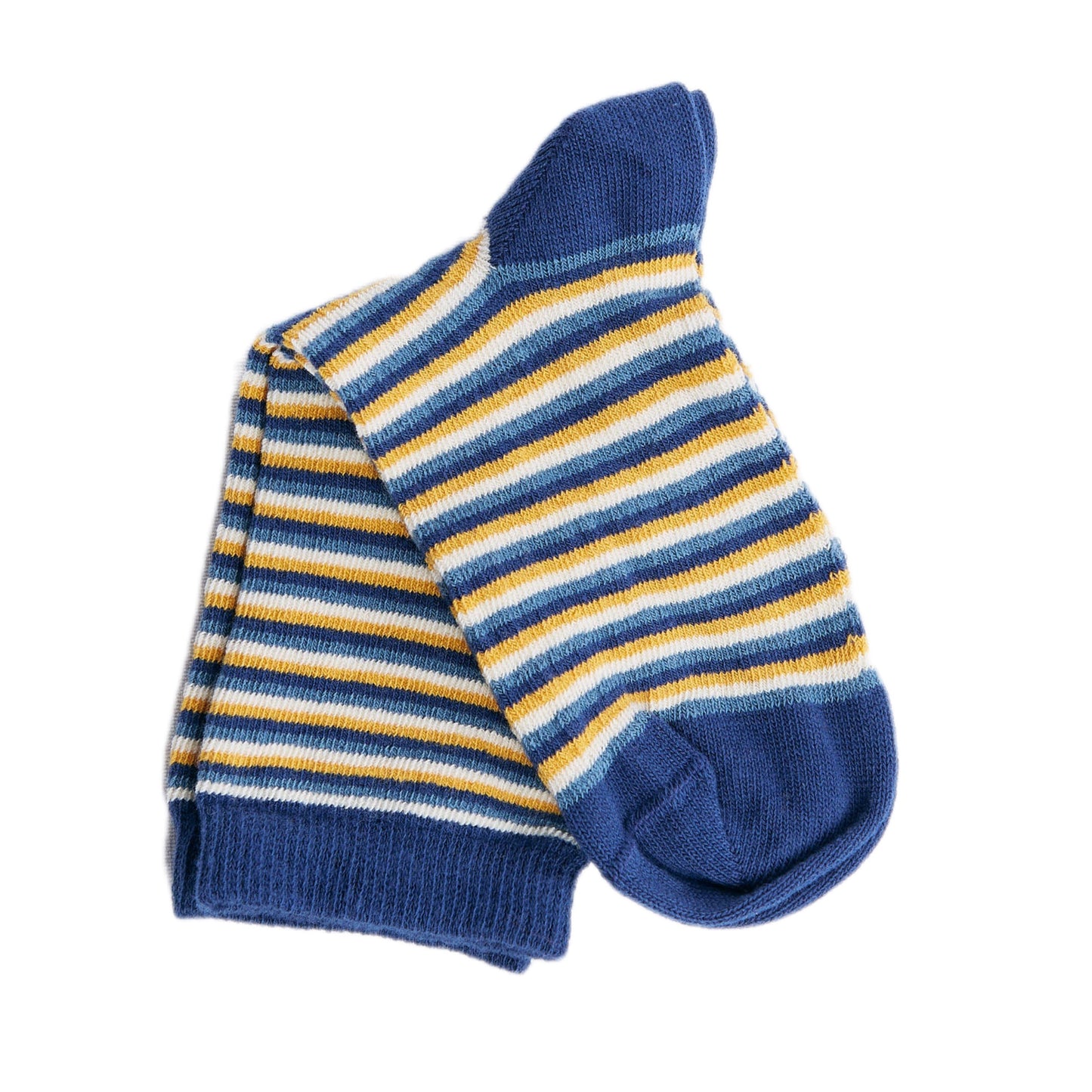 Calzini Giallo-Blu Cotone Organico