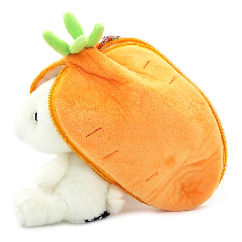 Peluche trasformabile Coniglio/Carota– Les Déglingos