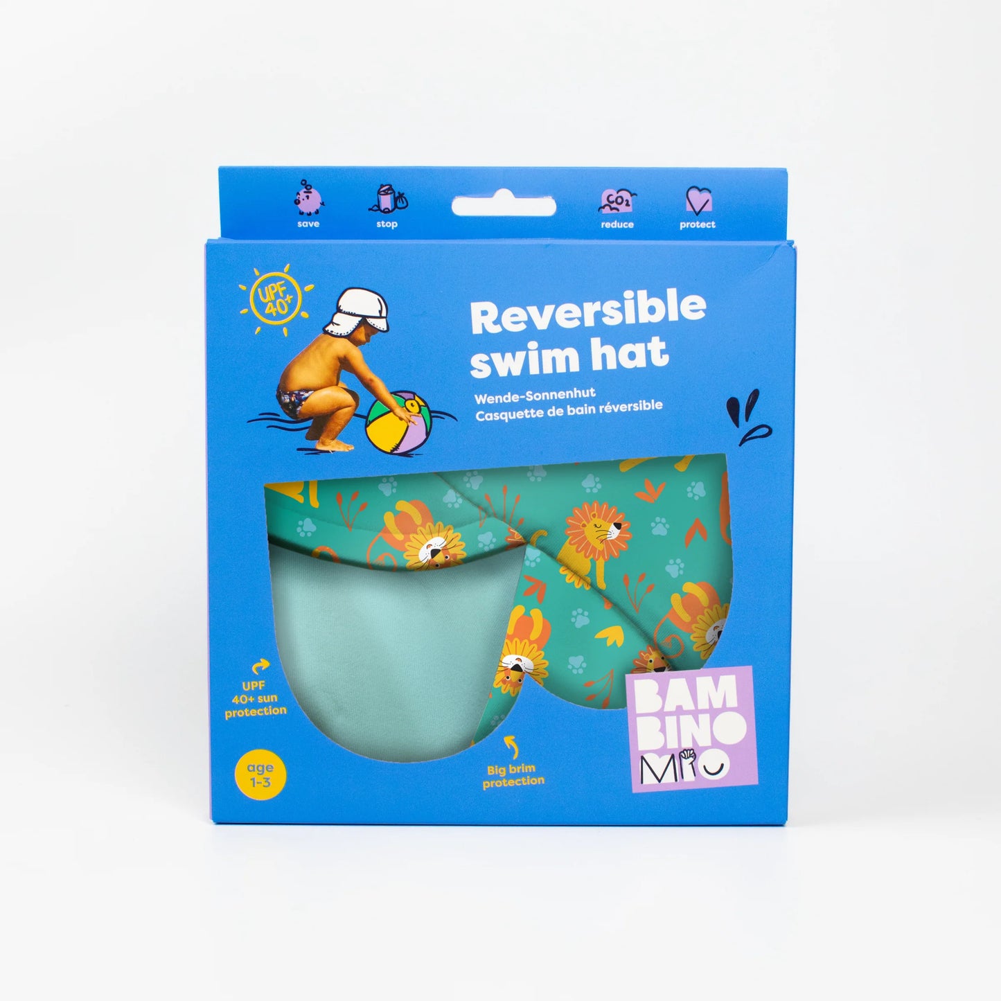 Cappellino da mare reversibile Cool Cats | Bambino Mio