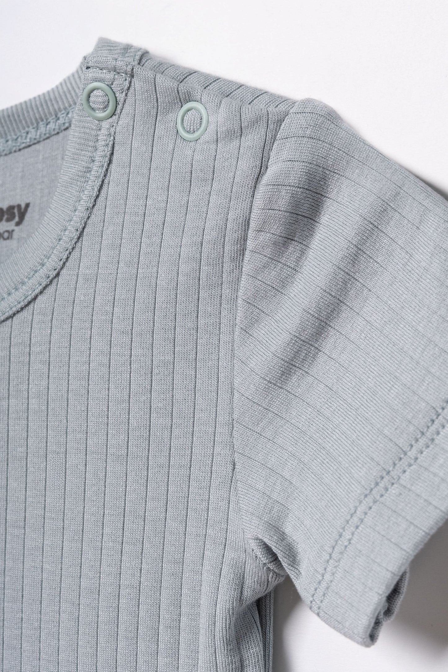 Set 2 body maniche corte modal azzurro | BABYCOSY ORGANIC