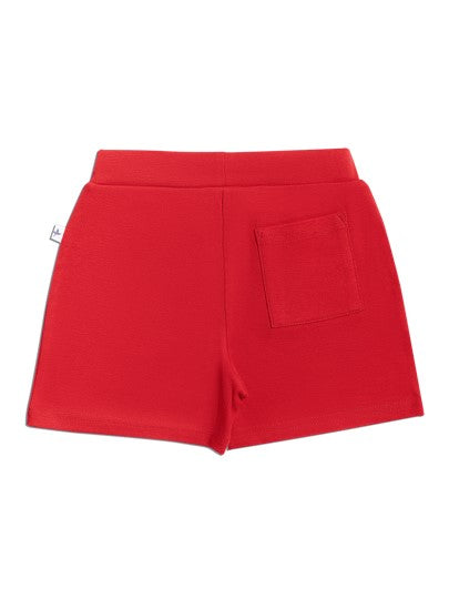 Pantaloncini cotone organico Rossi