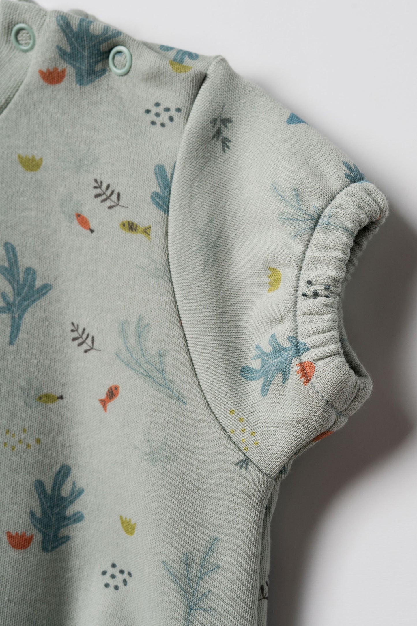 Set 2 pagliaccetti cotone organico mare | Babycosy Organic