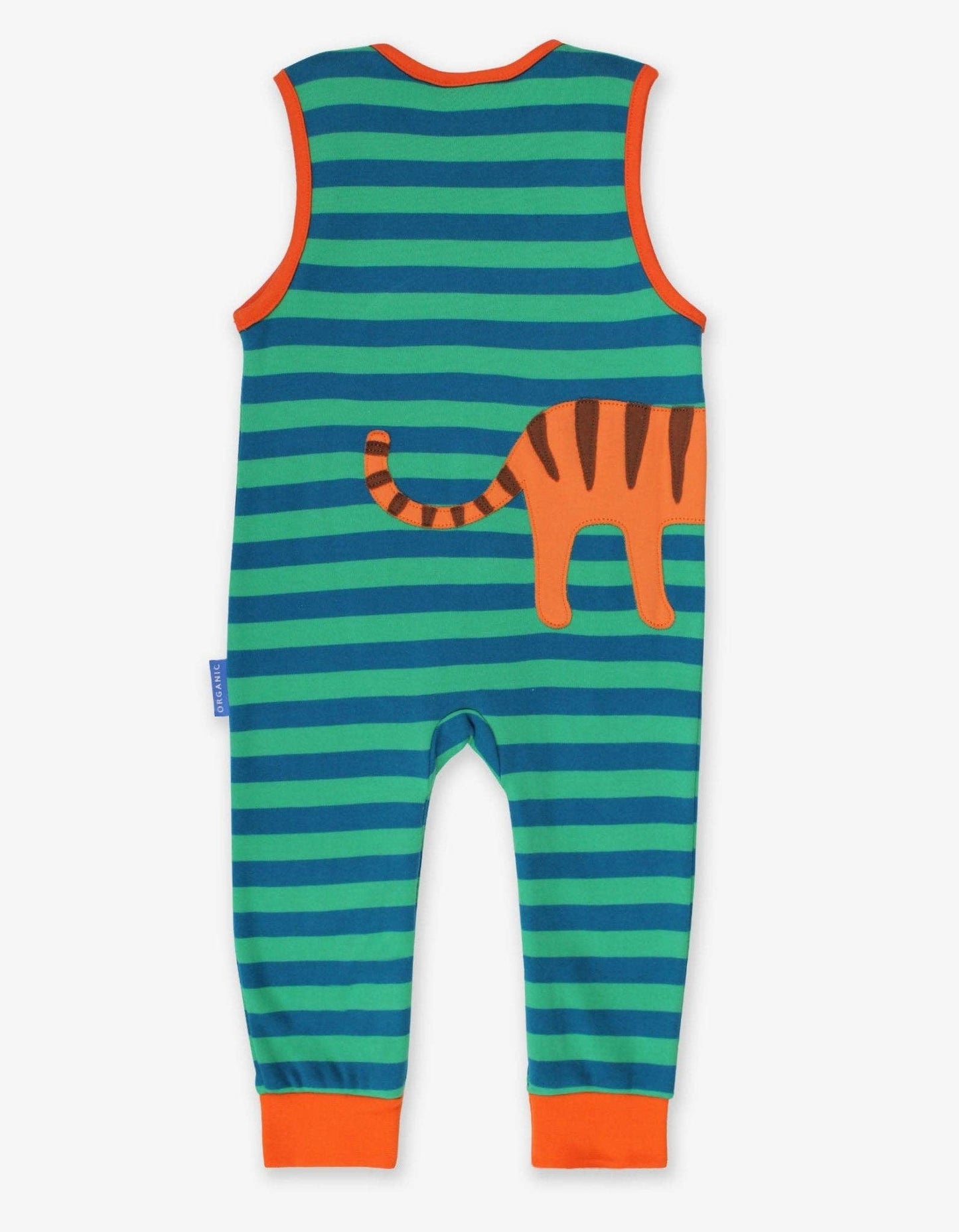 Tutina senza maniche Tigre in cotone biologico – Toby Tiger