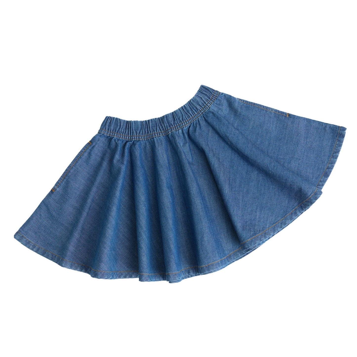 Jeans Gonna Leela Cotton Blu Chiara