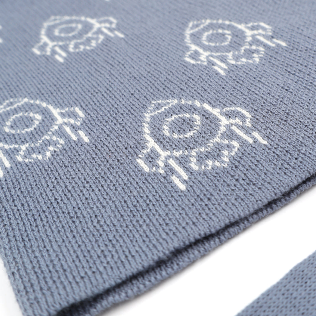 Baboo Berretto Blu con razzo Cotone Organico