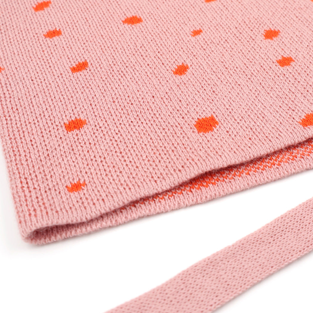 Baboo Berretto Rosa con puntini Cotone Organico