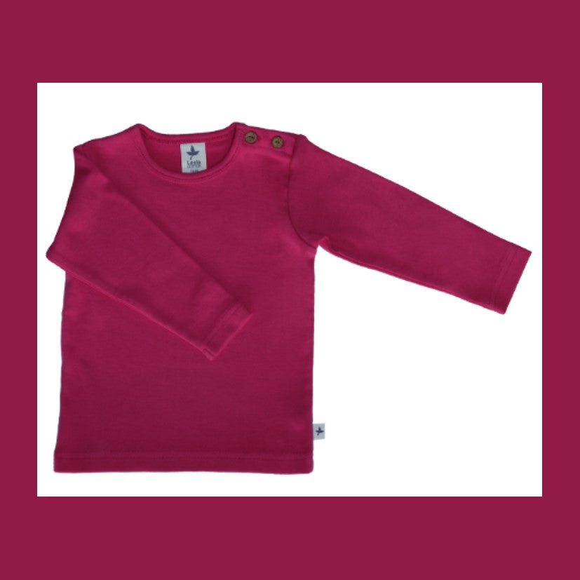 Maglietta a maniche lunghe Rosa Scura