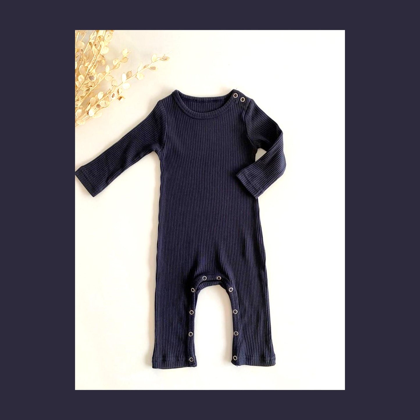 Romper Lunga Modal Blu Scuro