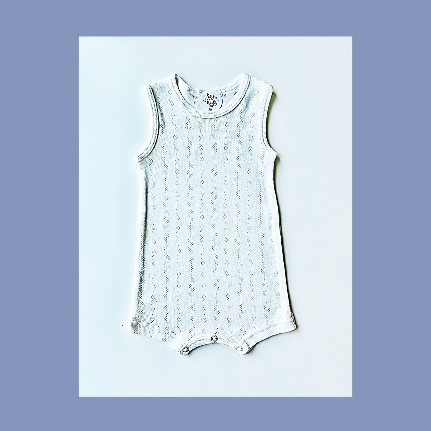 Romper Modal Senza Maniche Crema