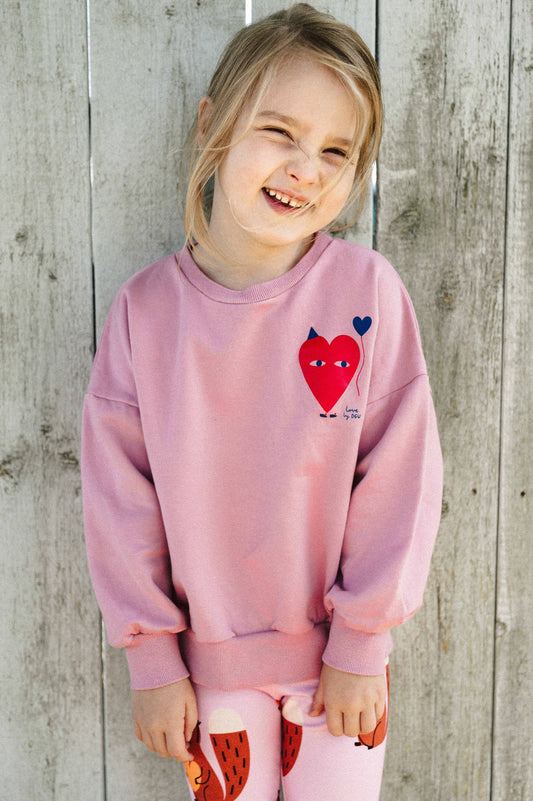 Felpa Cuore Rosa | DONT GROW UP