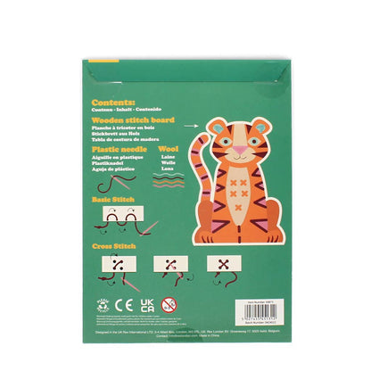 Kit creativo cucito tigre per bambini | Rex London