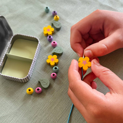 Mini kit creativo braccialetto in legno Fatina- Cotton Twist