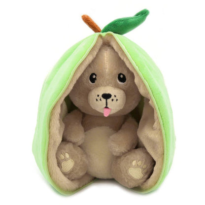 Peluche trasformabile Cane/Mela– Les Déglingos