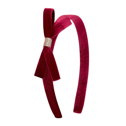 Cerchietto Velvet Bow | Mimi & Lula
