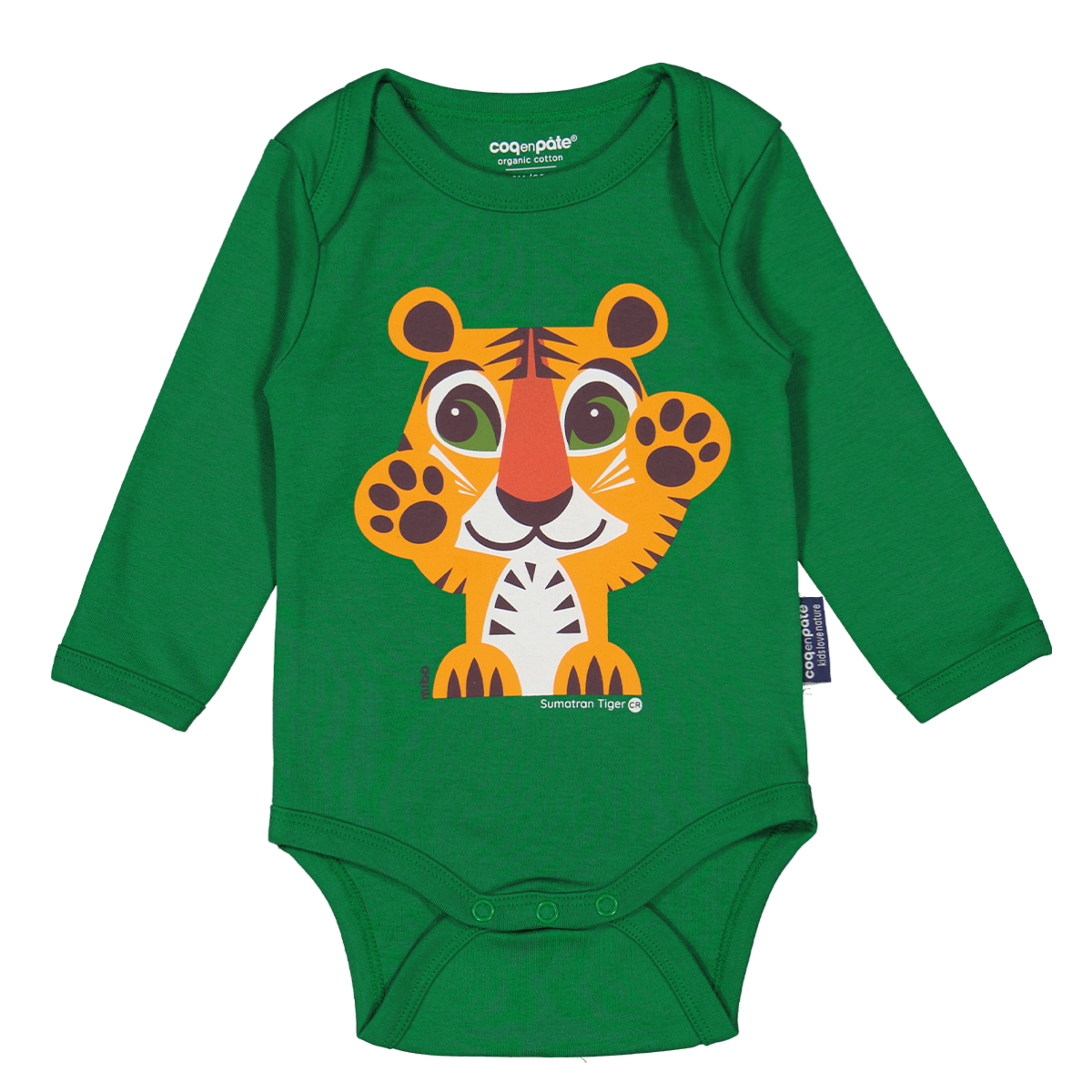 Set regalo neonato Tigre in cotone biologico – Coq en Pâte