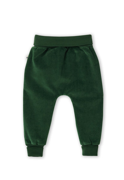 Pantaloni a coste Baby Verde Pino