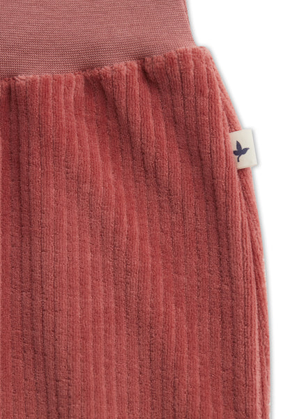 Pantaloni a coste Baby Malva Scuro