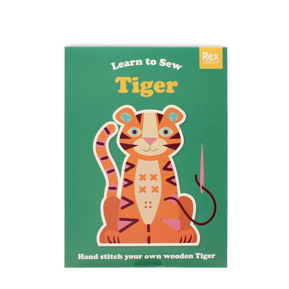 Kit creativo cucito tigre per bambini | Rex London