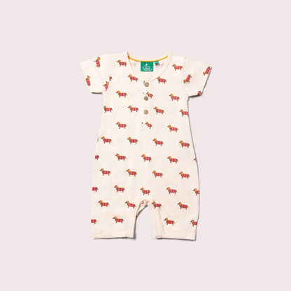 Tutina estiva bassotti in cotone biologico – Little Green Radicals