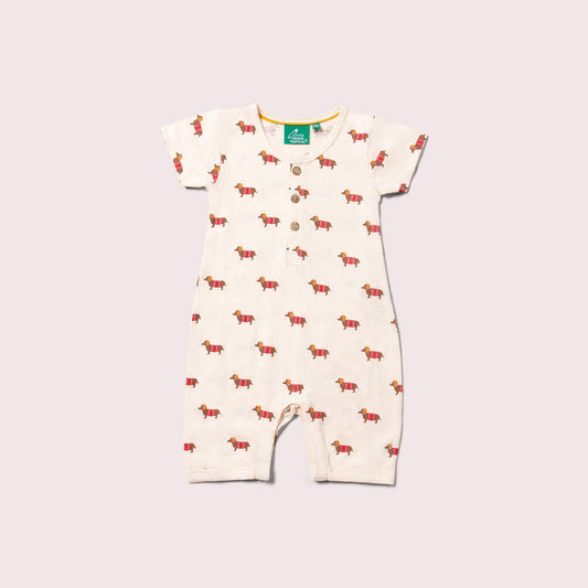 Tutina estiva bassotti in cotone biologico – Little Green Radicals