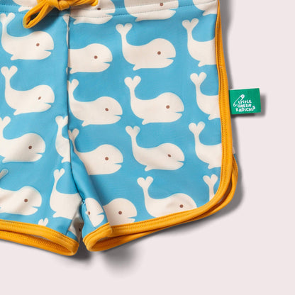 Pantaloncini da bagno Balene Bianche UPF 50+ | Little Green Radicals