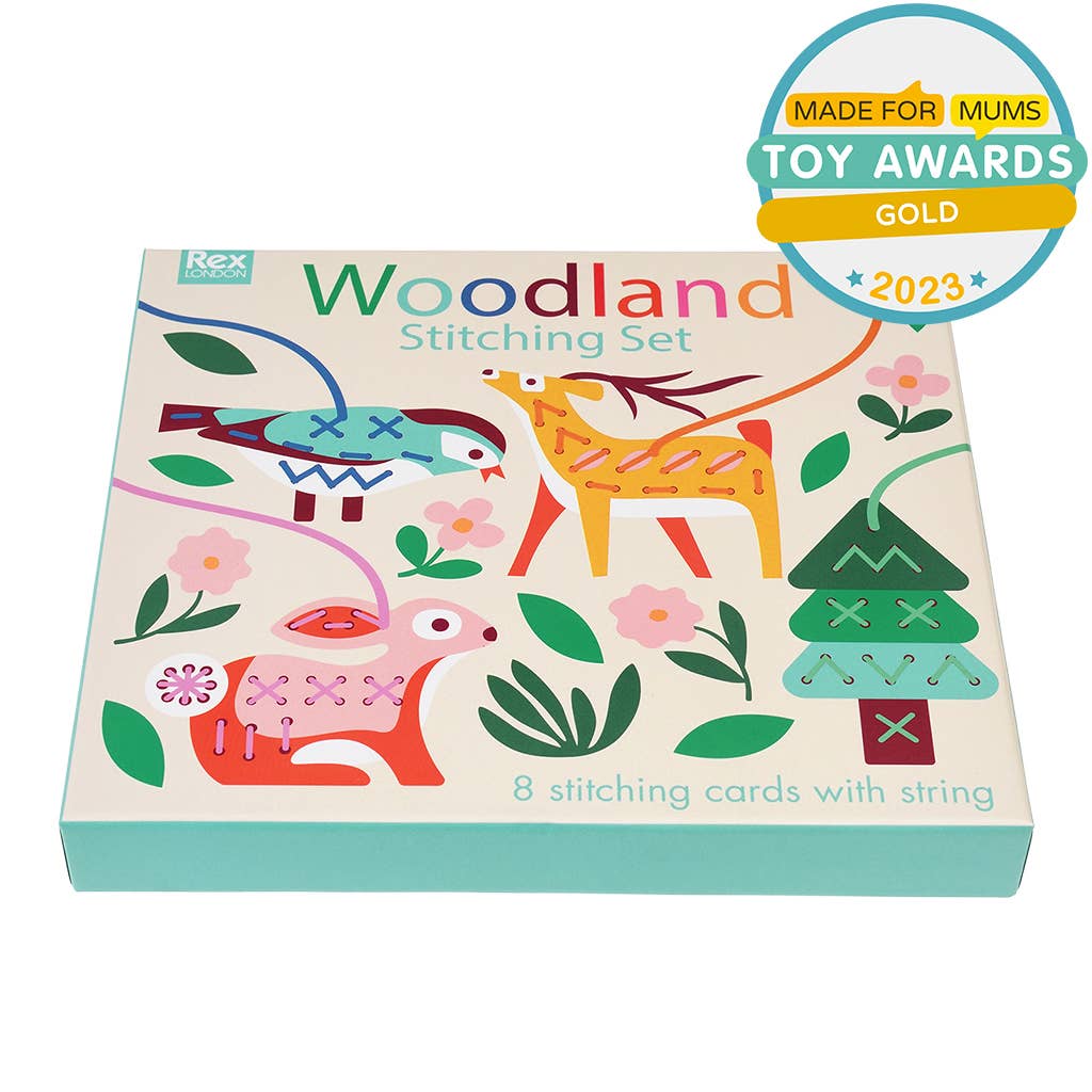 Set creativo da cucito senza ago – Woodland | Rex London