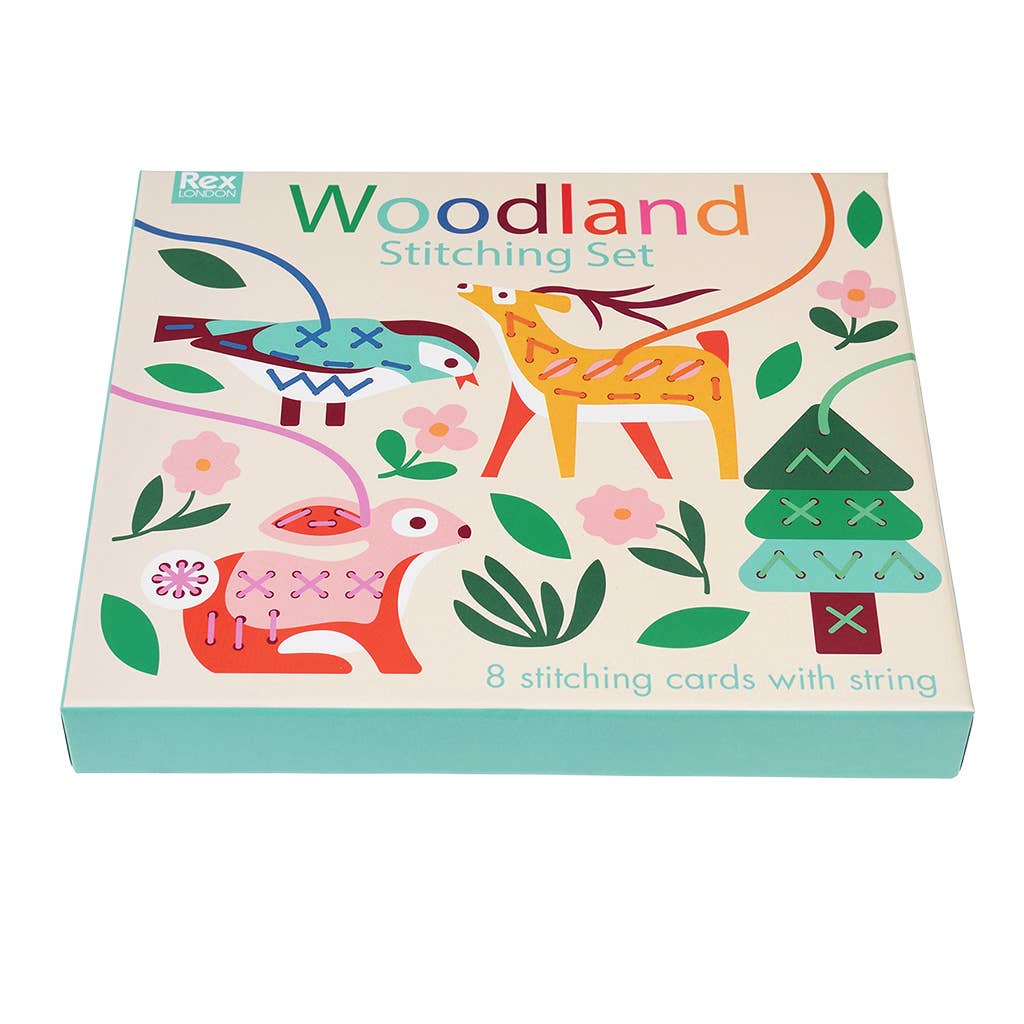 Set creativo da cucito senza ago – Woodland | Rex London