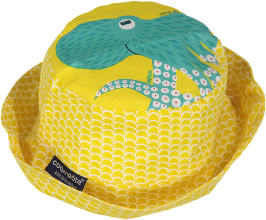 Cappello da pescatore Polpo in cotone biologico – Coq en Pâte