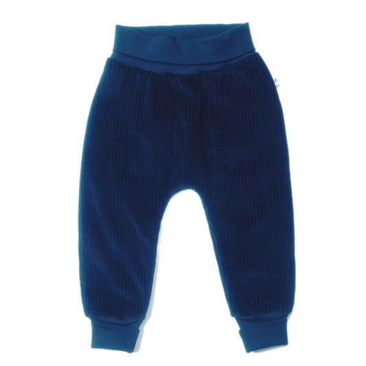 Pantaloni a coste Baby Blu Notte