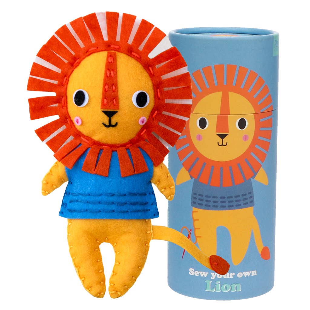 Kit creativo da cucito – Crea il tuo leone | Rex London