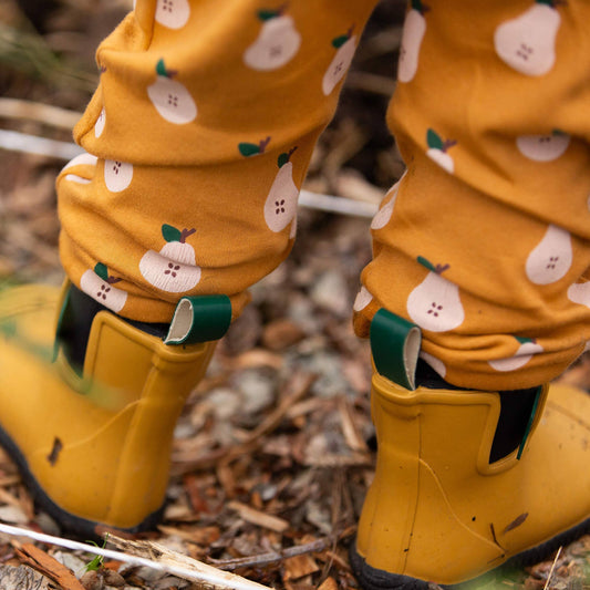 Pantaloni morbidi pera in cotone biologico – Little Green Radicals