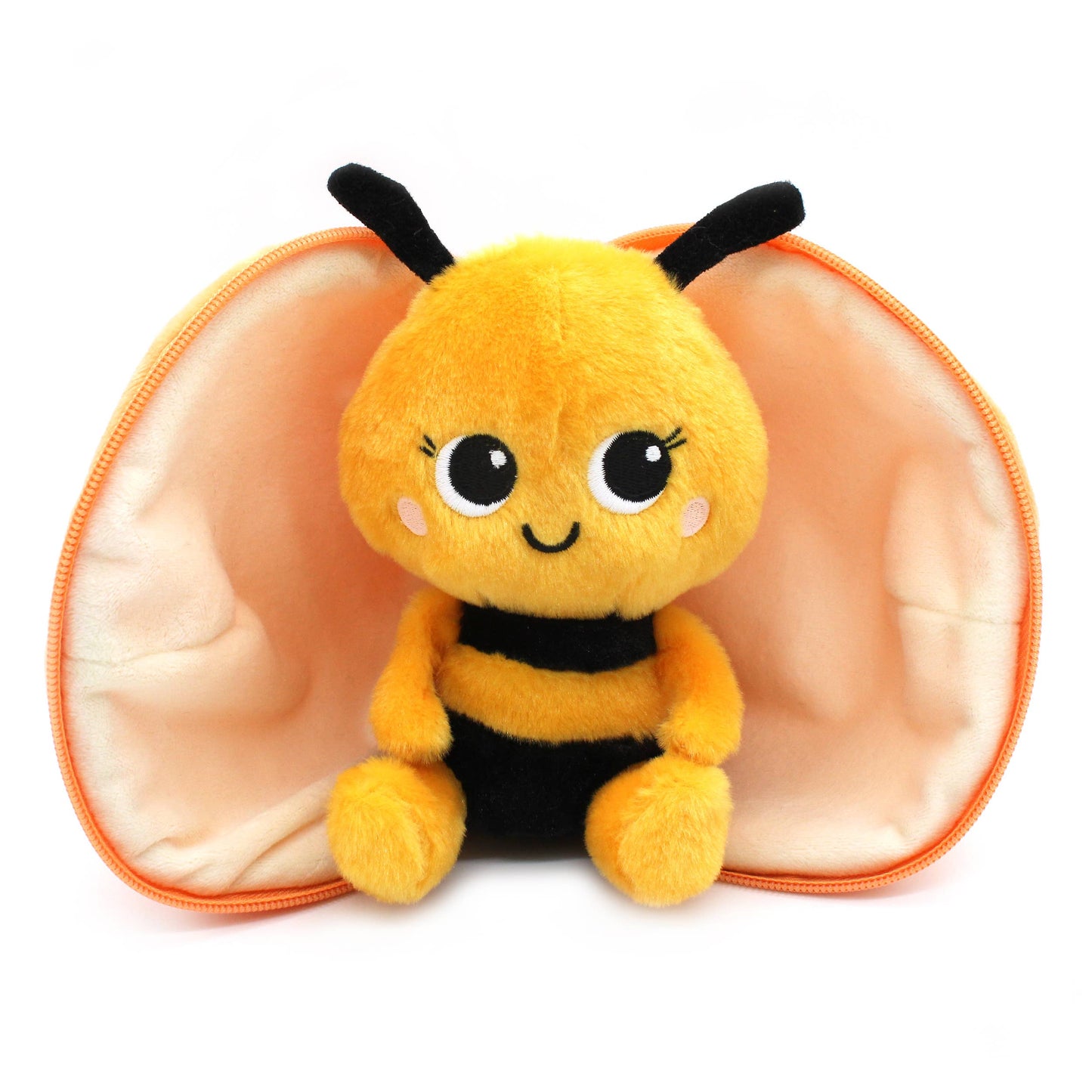 Peluche trasformabile Ape/Mandarino– Les Déglingos