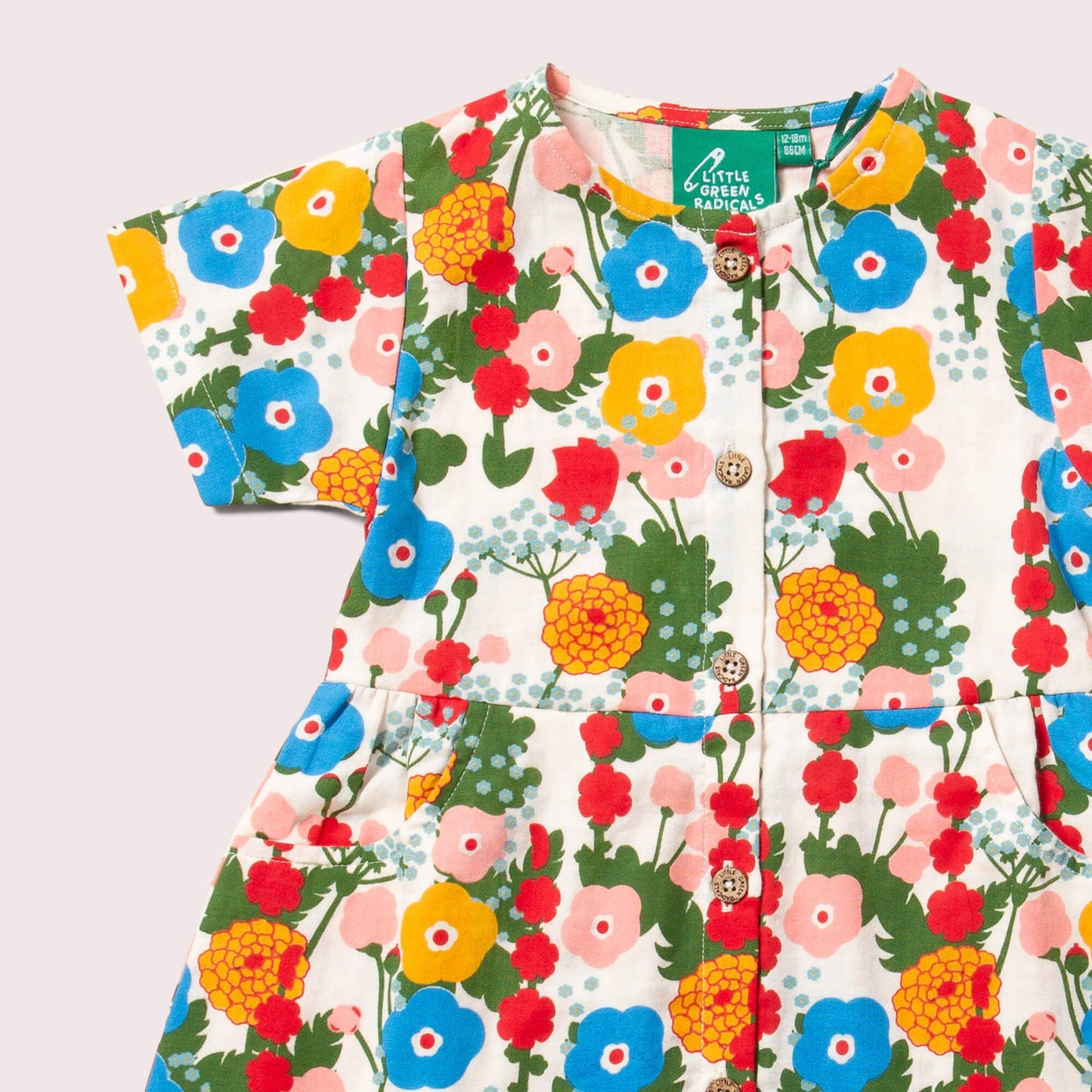 Vestito floreale in cotone biologico – Little Green Radicals