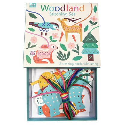 Set creativo da cucito senza ago – Woodland | Rex London