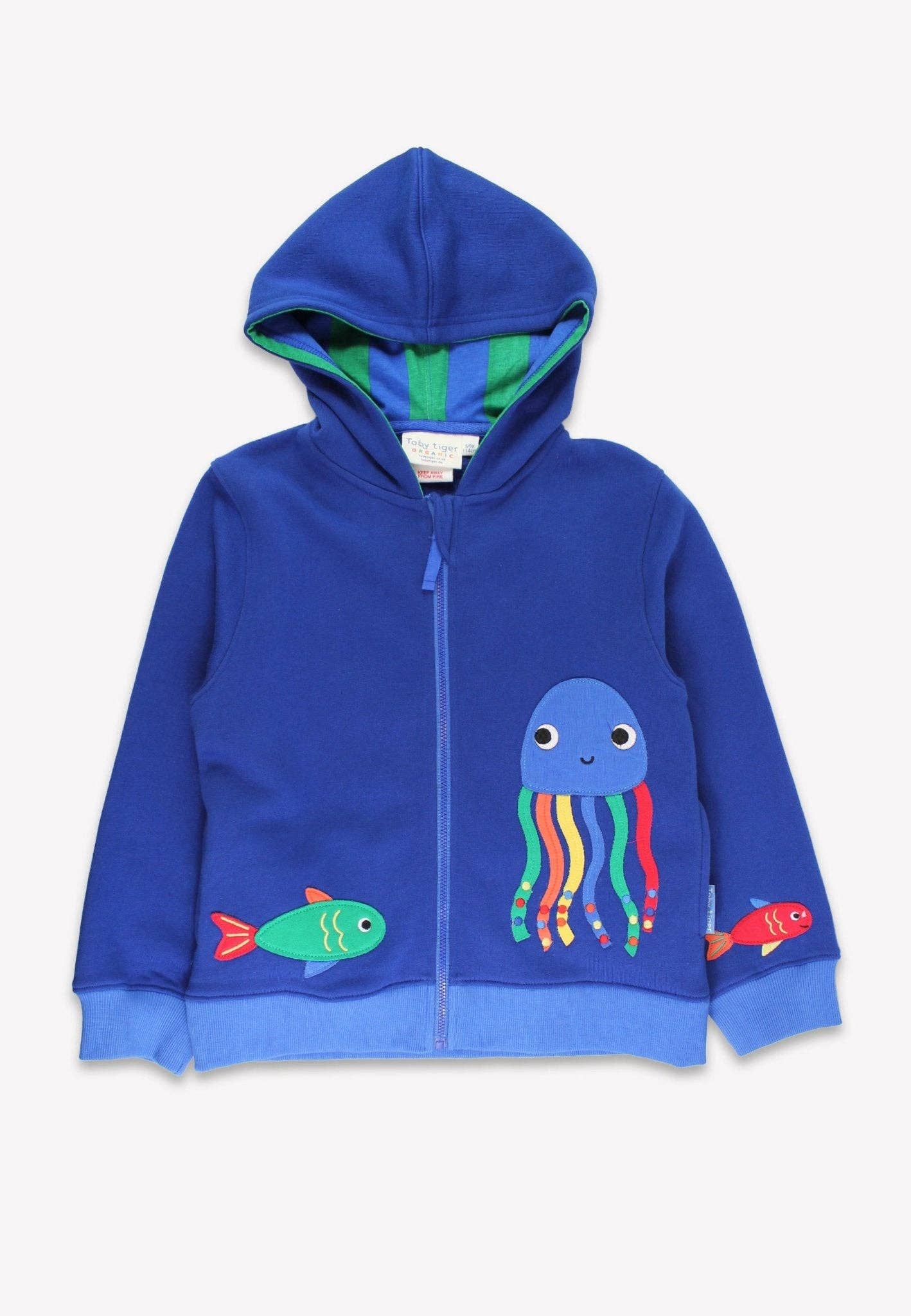 Felpa con cappuccio Medusa in cotone biologico – Toby Tiger