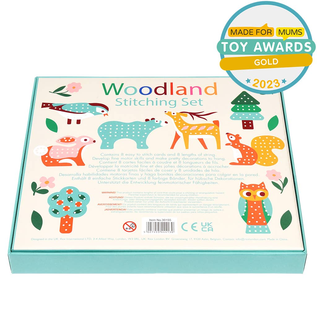 Set creativo da cucito senza ago – Woodland | Rex London