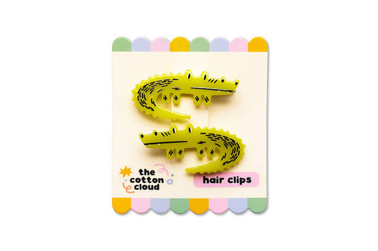 Set mollette per capelli Croc | Cotton Cloud