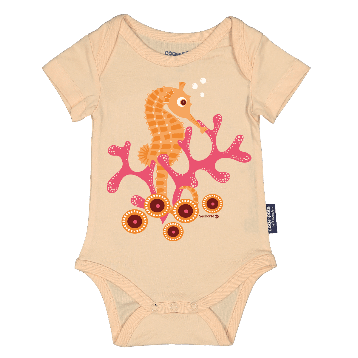 Body Cavalluccio Marino in cotone biologico – Coq en Pâte