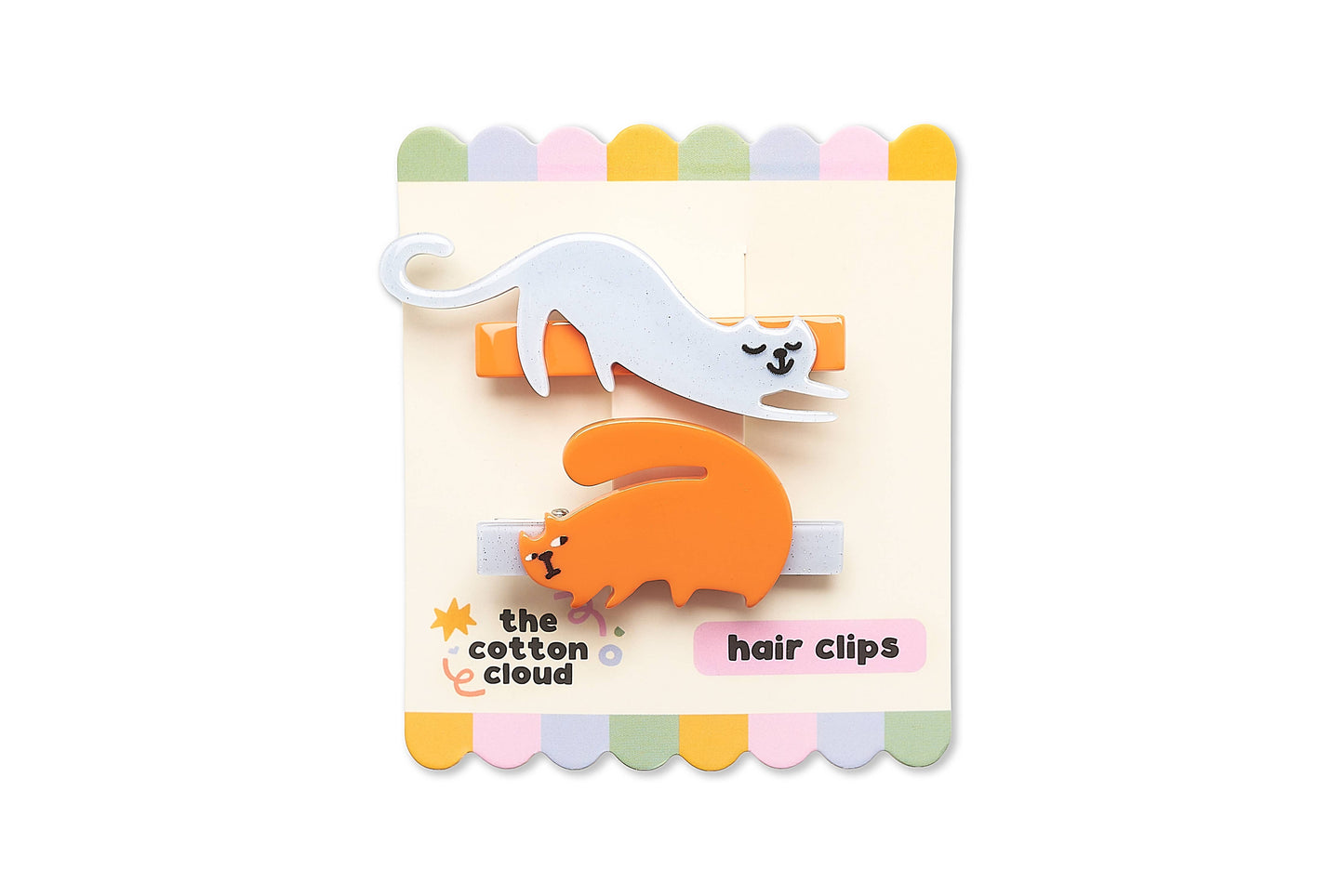 Set mollette per capelli Cats | Cotton Cloud