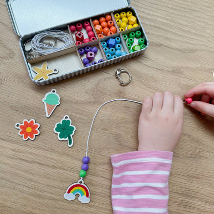 Kit creativo portachiavi in legno LUCKY DIP – Cotton Twist