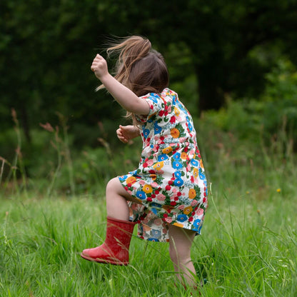 Vestito floreale in cotone biologico – Little Green Radicals