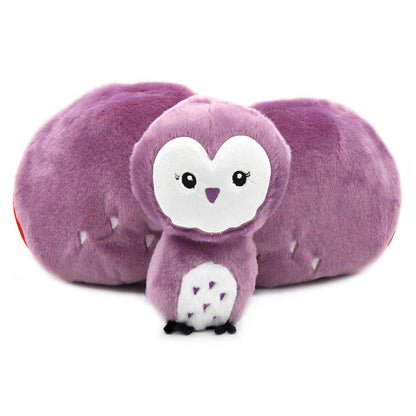Peluche trasformabile Gufo/Fragola – Les Déglingos
