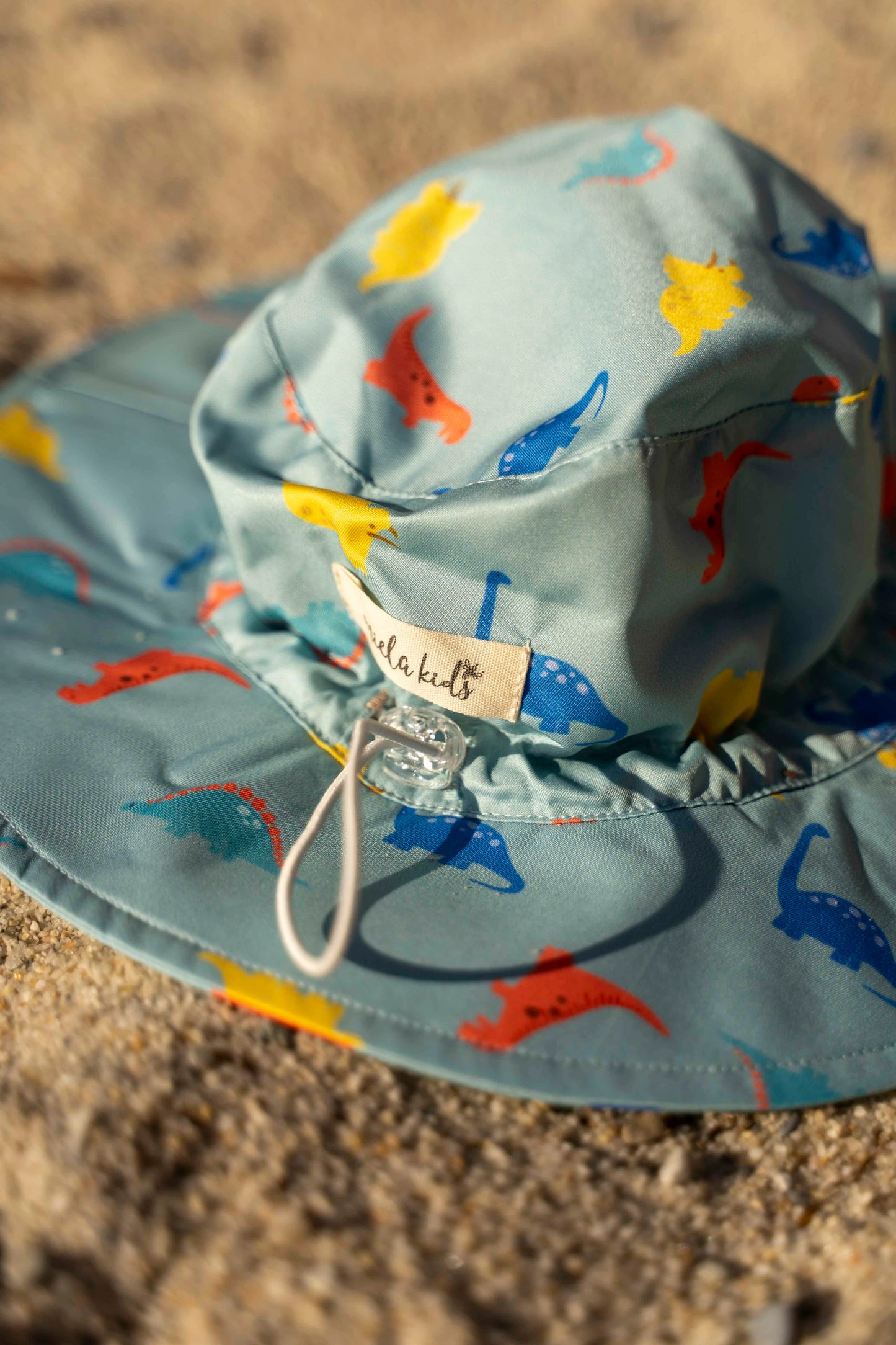 Cappellino da sole bambino con dinosauri UV50+ | MIELA KIDS