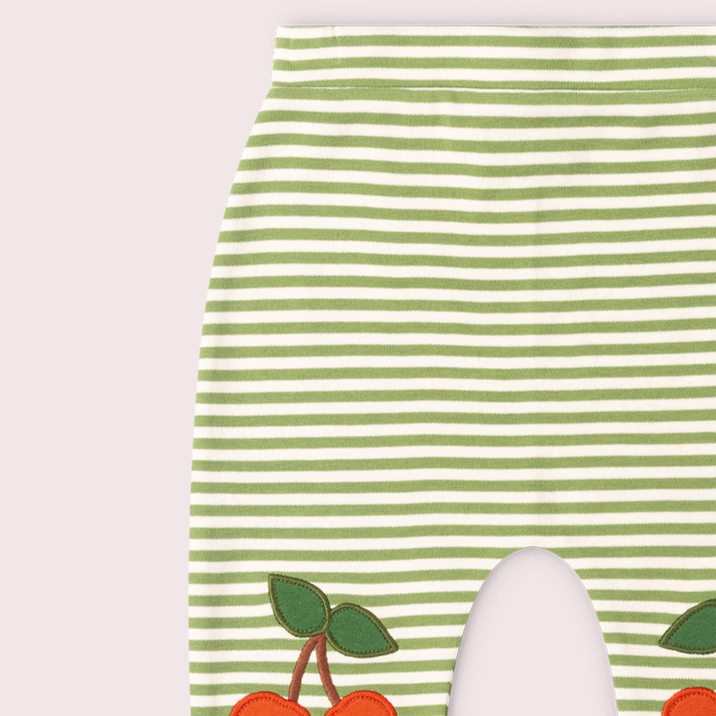 Pantaloni morbidi ciliegia in cotone biologico – Little Green Radicals