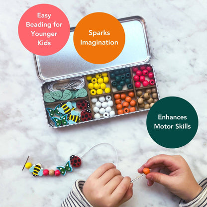 Kit creativo braccialetti in legno Minibeast – Cotton Twist