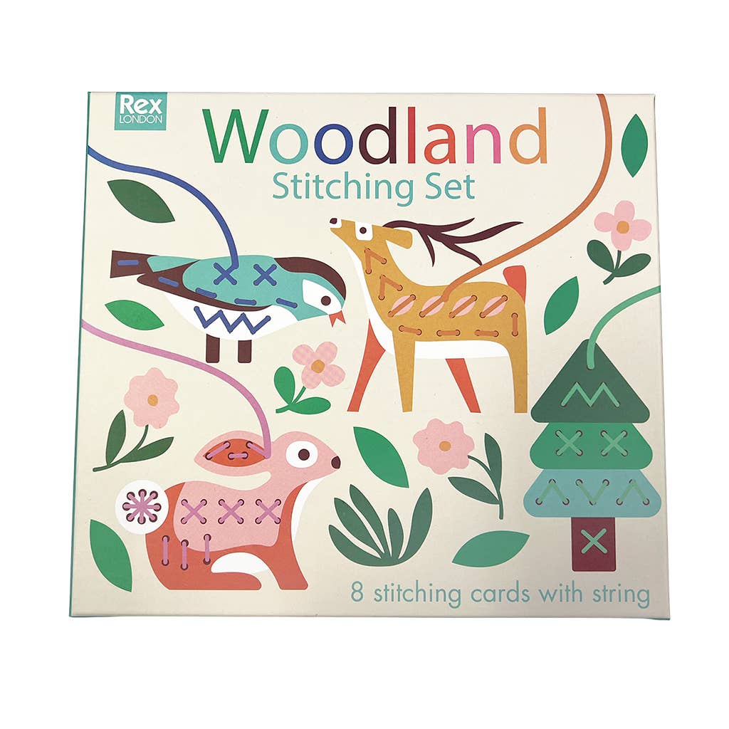 Set creativo da cucito senza ago – Woodland | Rex London