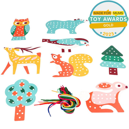 Set creativo da cucito senza ago – Woodland | Rex London