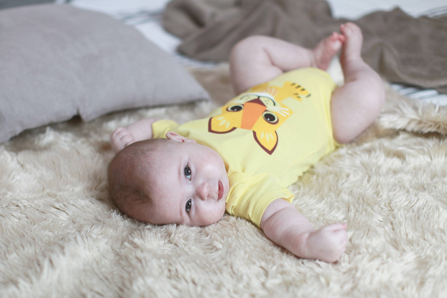 Body Leone in cotone biologico – Coq en Pâte