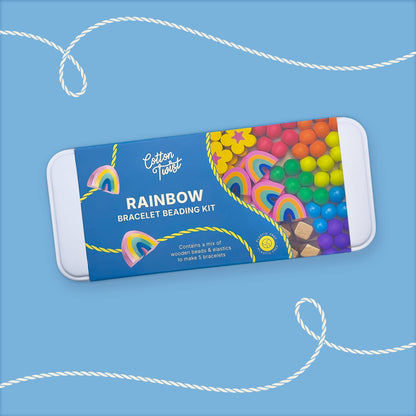 Kit creativo braccialetti in legno Rainbow  – Cotton Twist