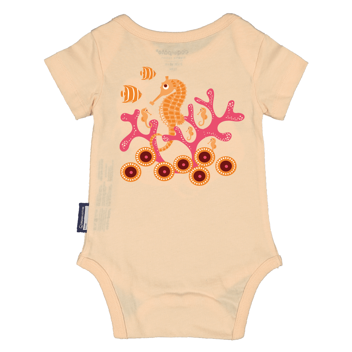Body Cavalluccio Marino in cotone biologico – Coq en Pâte